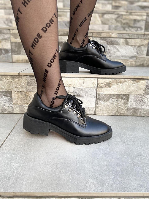 ЭФА Туфлі жіночі EFA T29 чорні (весна-осінь, шкіра натуральна) (3165) Коломыя - изображение 5