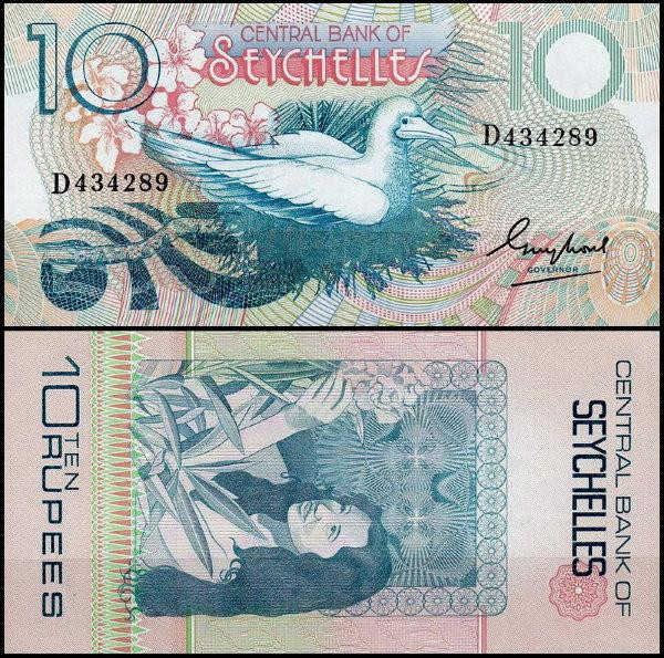 Сейшельські острови ( Сейшели )/ Seychelles 10 рупій (1983) Pick 28 UNC Полтава - фото 1