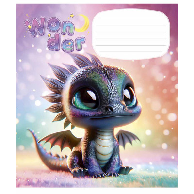 Зошит Школярик Wonderful 12 аркушів лінія (012-3414L) Вінниця - фото 4