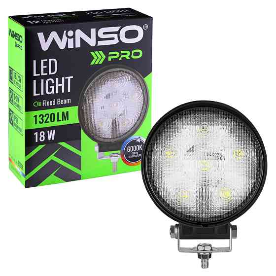 Фара светодиодная Winso Pro Epistar рассеянный 10-30V, 18W (6x3W), 1шт (780410) Львов