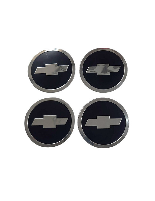 Наклейки на ковпаки Chevrolet чорні, діам. 90мм Вінниця - фото 1