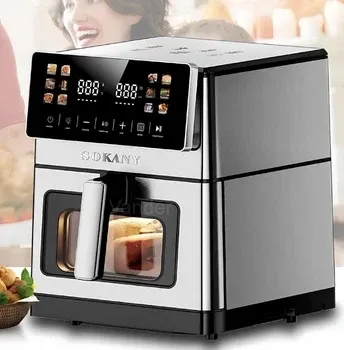 Аерофритюрка SK-10113 10 л, регульована температура 80–200°C, таймер до 60 хв, антипригарна Одеса