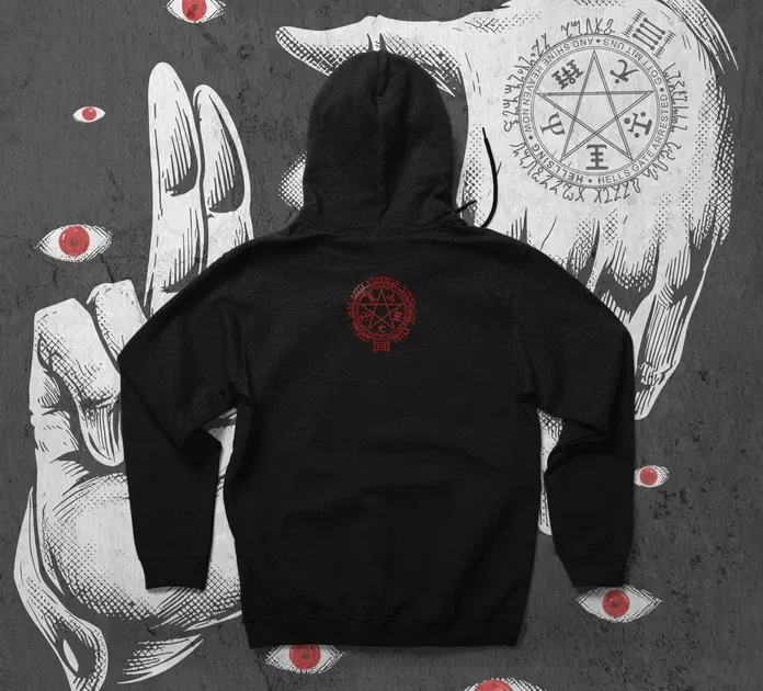 Худи мужское с принтом Hellsing Алукард Размер 44 Anime1061 Днепр - изображение 3