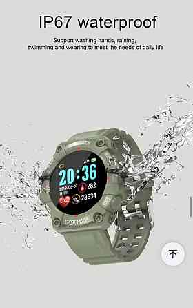 Cпортивные смарт часы 46 мм циферблат зеленый Киев