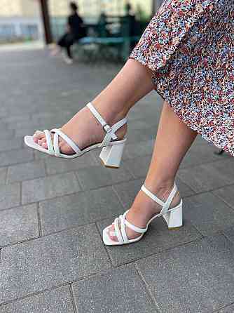 L&M Босоніжки жіночі L&M F132-5 білі (літо, еко-шкіра) (5857) Коломия