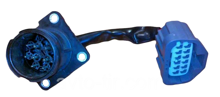 Переходник фары (с прямоугольной на круглую фишку) Volvo FH, FM Луцк - изображение 1