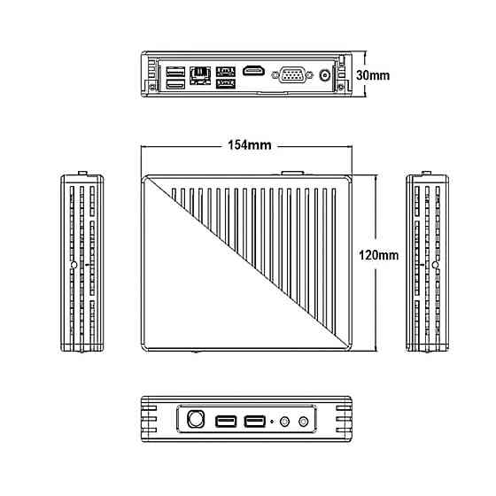 Міні-сервер керування TVT TD-A300-MTC-E для системи відеоспостереження (77-00095) Київ