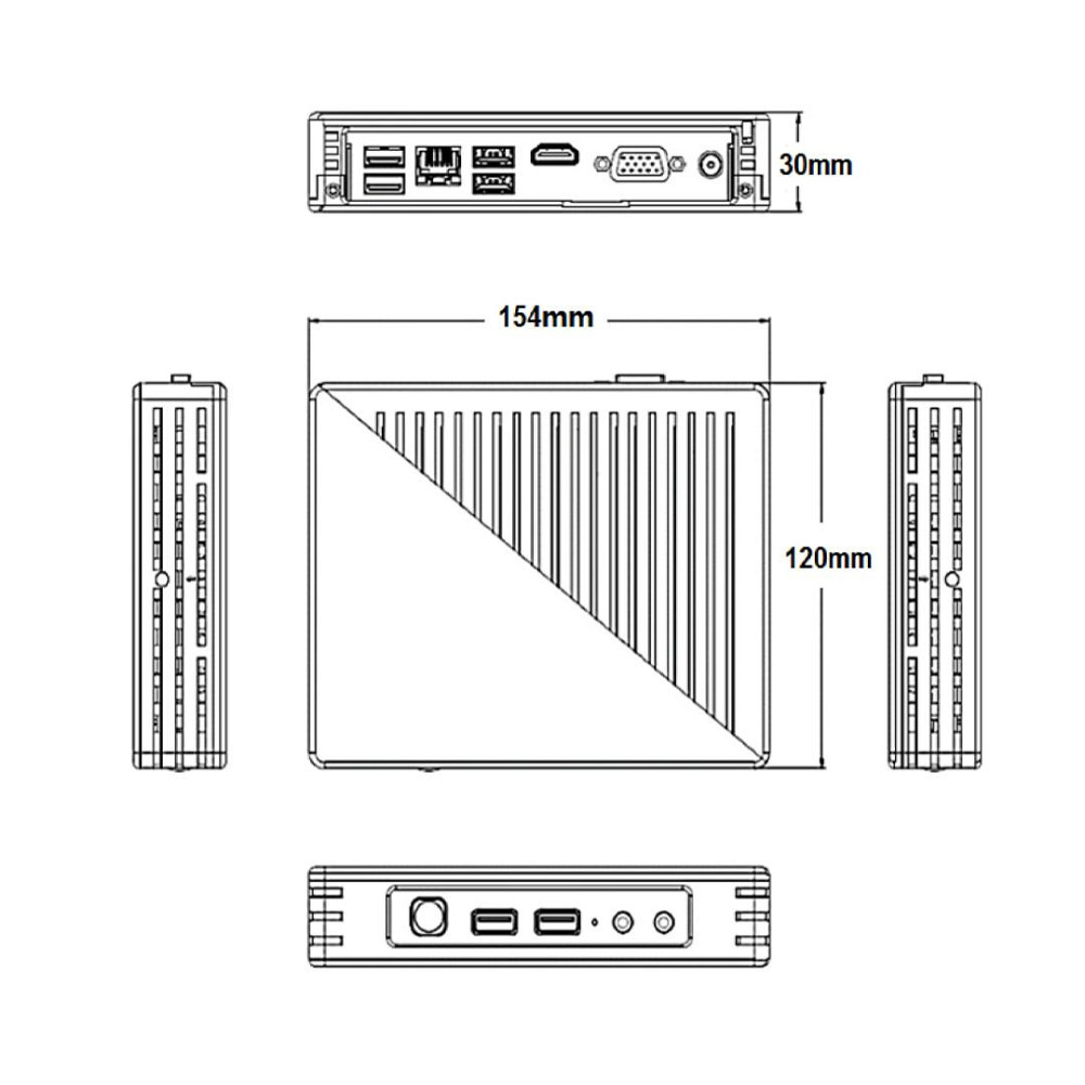 Міні-сервер керування TVT TD-A300-MTC-E для системи відеоспостереження (77-00095) Киев - изображение 6