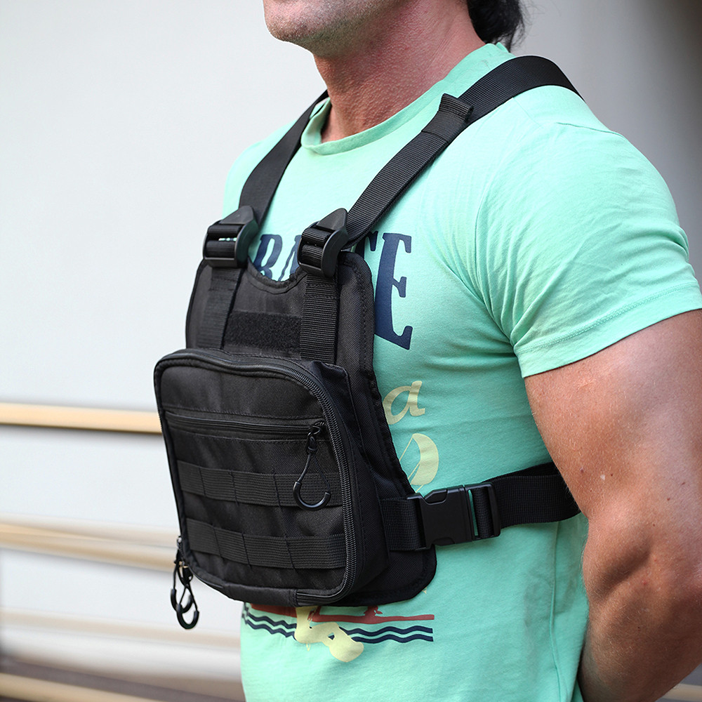 Молодіжна брезентова сумка, Чоловіча нагрудна сумка універсальна Чоловіча брезентова через плече IU-64 Львів - фото 5