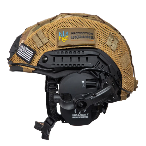 Шолом Fast Team Wendy Helmet NIJ IIIA + навушники Walkers Razor Slim + чебурашки + кавер (розмір L) Вінниця