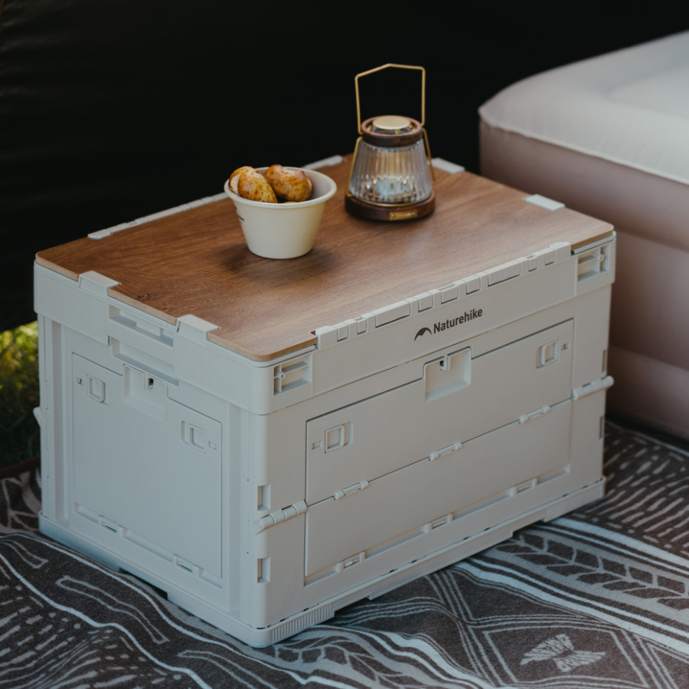 Складной контейнер Naturehike CNK2450XB020, 52 л, бежево-серый Киев - изображение 9