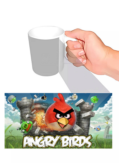 Чашка с принтом ANGRY BIRDS Харьков - изображение 1