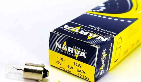 Лампочка з цок.Т8,5 T4W 12V 4W BA9s NARVA 17131 Винница