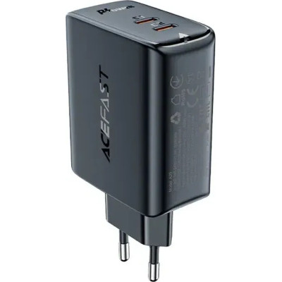 Зарядное устройство Acefast 2xUSB 50W (USB-C+USB-C) Gan A29 Fast Charger Black (6974316281443) Винница - изображение 3