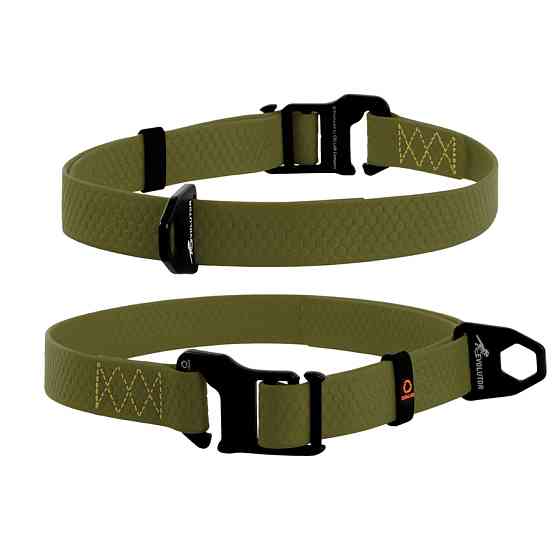 Нашийник EVOLUTOR, регульований, універсальний розмір, Ш 25 мм, Дов 25-70 см, хакі Коломыя