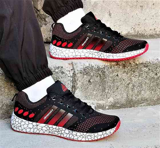 Кросівки Adidas Climacool Чорні Чоловічі Адіас Червоні (розміри: 41,42,43,44,45) Дніпро
