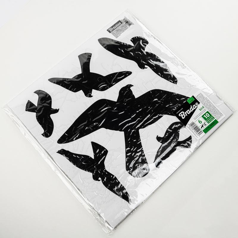 Наклейки для отпугивания птиц, БОЛЬШИ 6 шт., 10 листов, CTRL-BR002 Киев - изображение 2