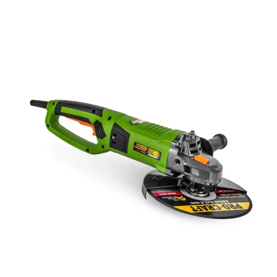 Болгарка Procraft PW-2550 кутова шліфмашина з мідною обмоткою 230 мм 2000 Вт електрична шліфмашина для металу та бетону Львів