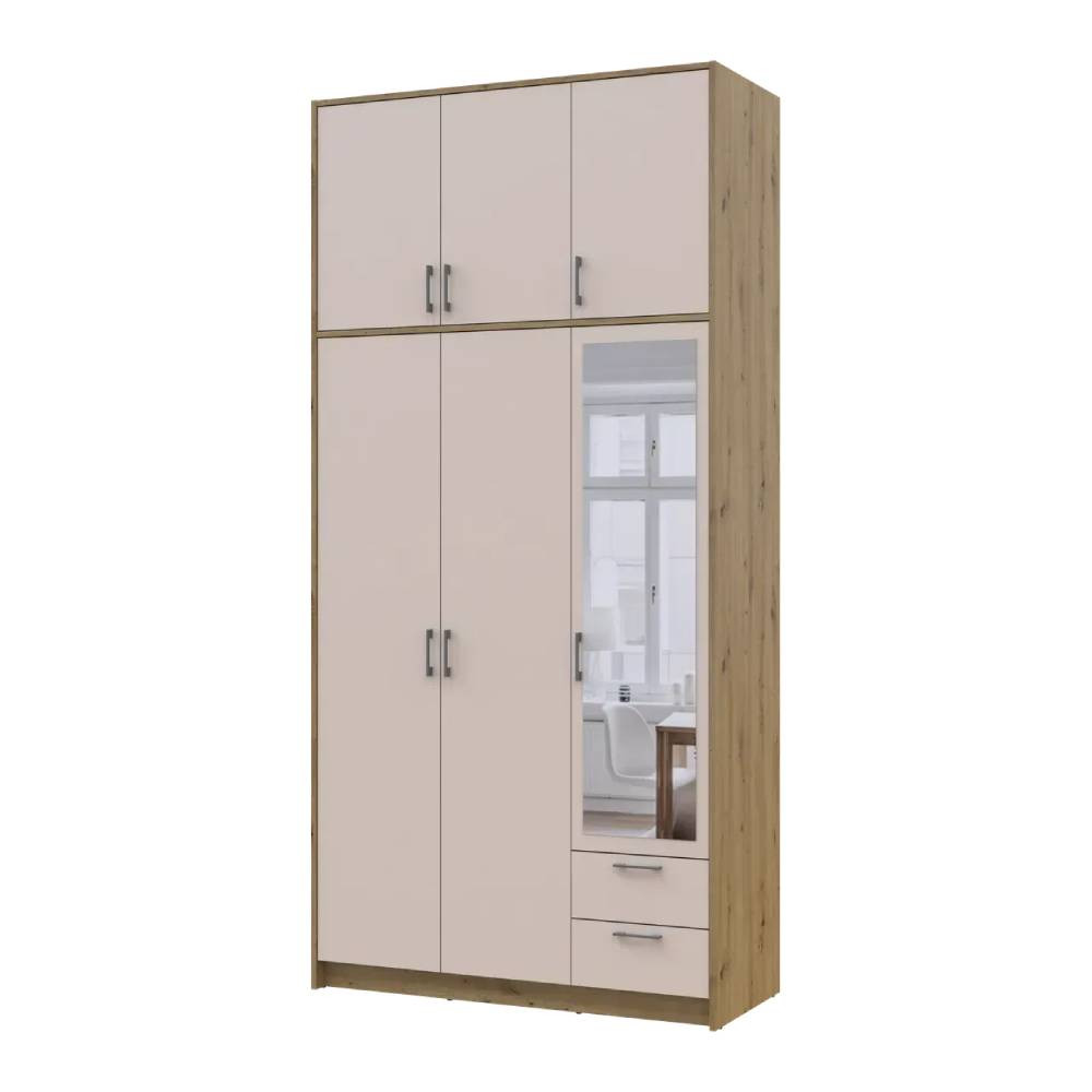 Антресоль висока Doros Ронді Дуб Артизан/Кашемір 3 ДСП 121х52х65 (DRS-011909) Львів - фото 10