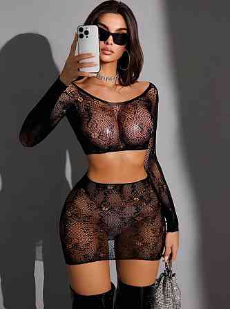 Черный эротический комплект JSY WW7251 One Size Sex Aura Киев