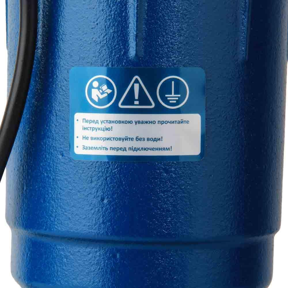 Насос канализационный 1.1кВт Hmax 10м Qmax 200л/мин WETRON WQDw10-8-1.1F (773361) Киев - изображение 10