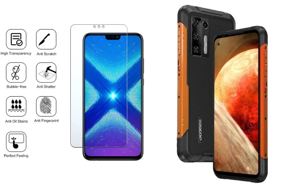 Защитное стекло NeoGlass для DOOGEE S97 Pro – ультрапрозрачное и устойчивое Киев - изображение 4