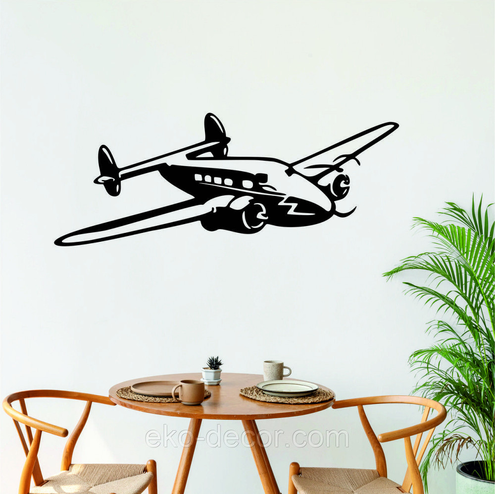 Декоративне настінне Панно «Літак», Декор на стіну Київ - фото 4