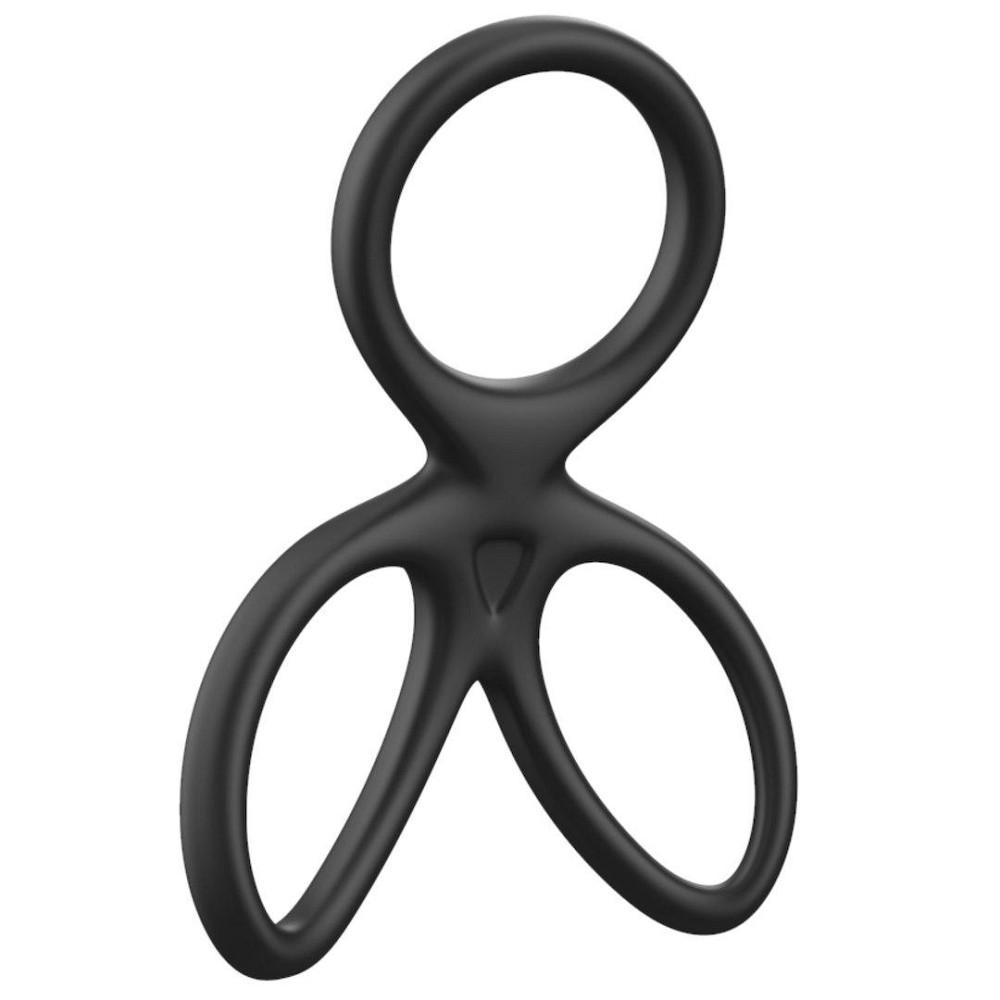 Ерекційне кільце - Triple Silicone Cock Ring Erospace Men’s Play B14 Sex Aura Київ - фото 5