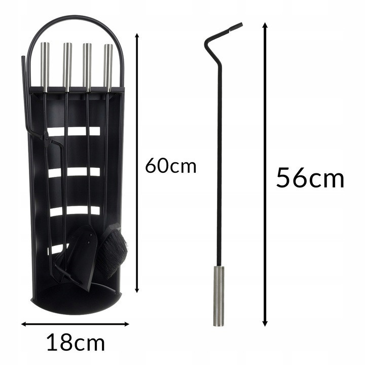 Аксессуары 5 элементов для каминов и печей с подставкой Kaminer (25971) Нововолынск - изображение 7