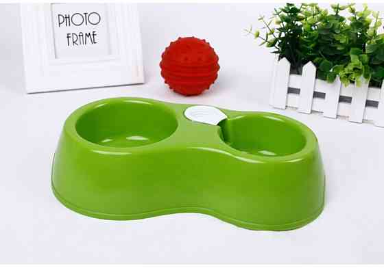 Годівниця поїлка автоматична для собак і для котів (салатовий) Вінниця