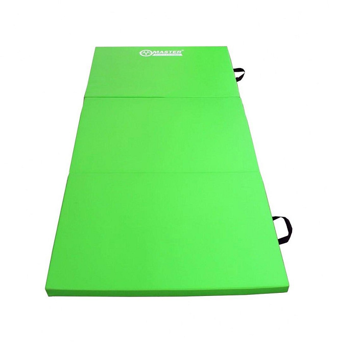 Мат гімнастичний MASTER MAS4A495, 180 x 90 x 5 см, зелений Київ - фото 2