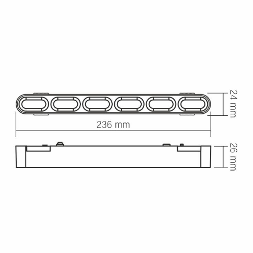 LED Світильник магнітний трековий 11W 4000К 48V чорний VL-TRMS-LD16B Videx Житомир - изображение 8