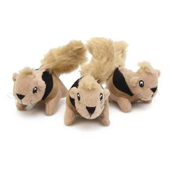 Мягкие игрушки пищалки для собак Белки 3 штуки Outward Hound Hide-A Refill Animalsl (Аутвард Хаунд) Запорожье