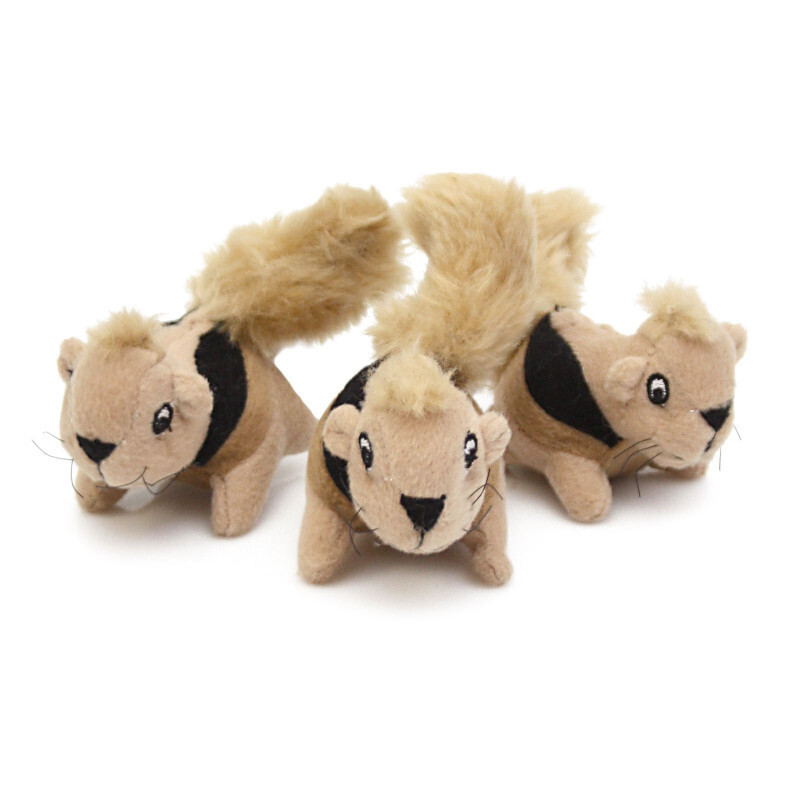 Мягкие игрушки пищалки для собак Белки 3 штуки Outward Hound Hide-A Refill Animalsl (Аутвард Хаунд) Запорожье - изображение 1