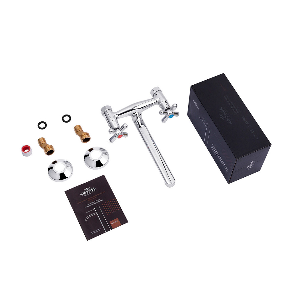 Змішувач для кухні настінний Kroner KRP Royce - C040 Київ - фото 6