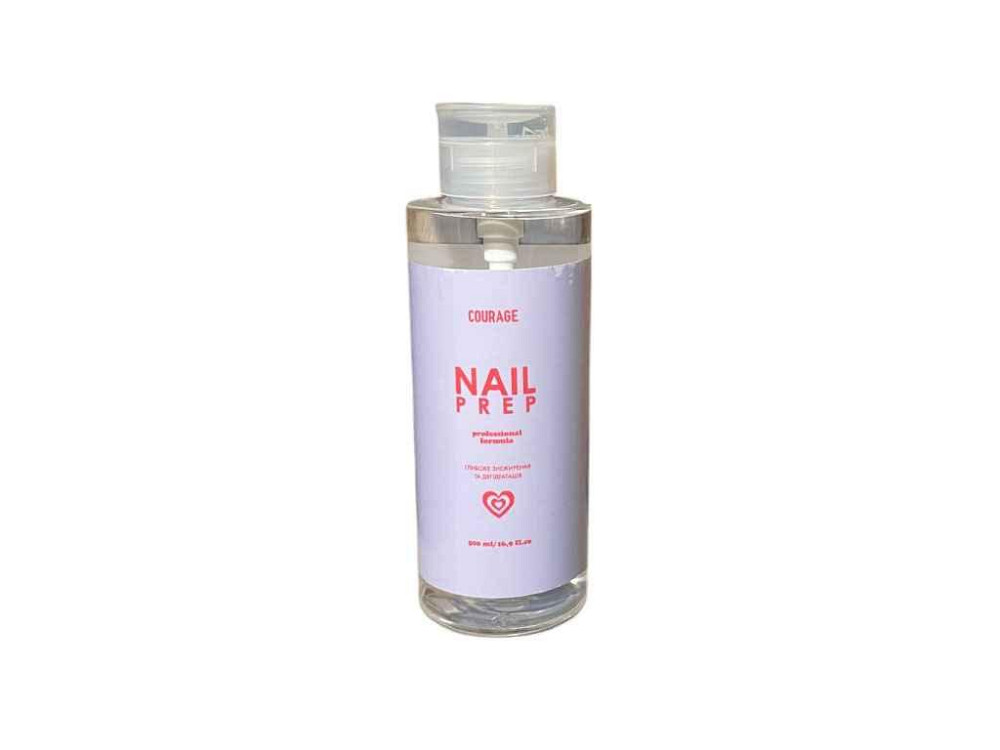 Дегідратор 500мл Засіб для знежирення нігтів Nail Prep ТМ COURAGE Київ - фото 1
