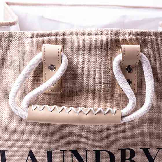 Yiwu Кошик для білизни 31×26×44 (см) м'який 28 (л) Бежевий HP-41-2BE Київ