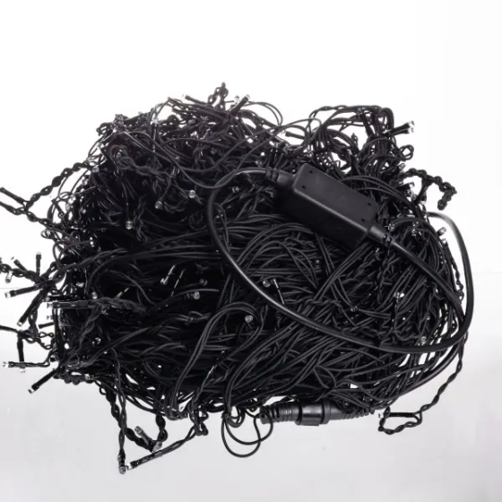 Garlando Вулична гірлянда Бахрома 50 м 840 LED чорний провід Білий 50MBW Коломия