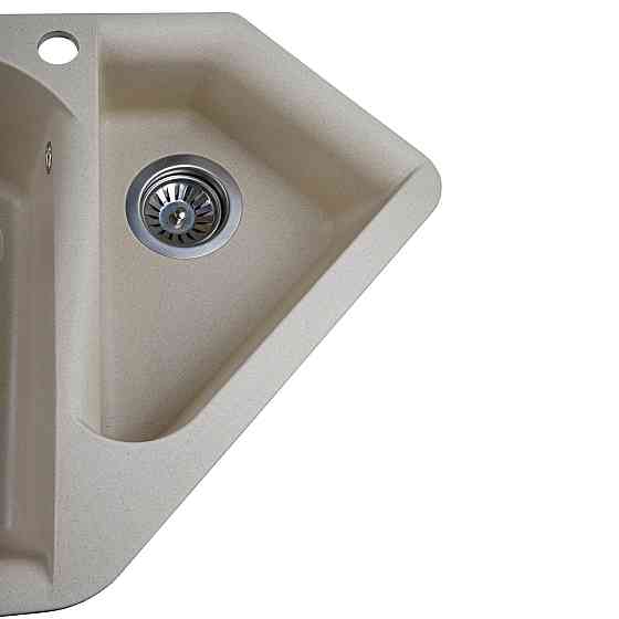 Гранітна мийка Globus Lux GARDA слонова кістка 1000х500 мм Київ