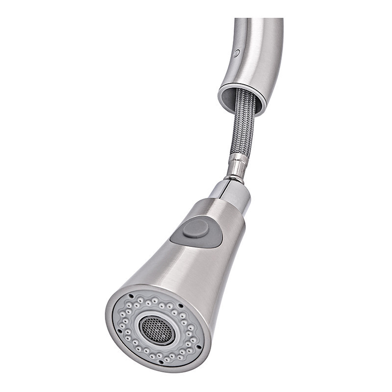 Змішувач для кухні Armata SUS-014-B з висувною лійкою з нержавіючої сталі (CH6488) Чернівці - фото 2