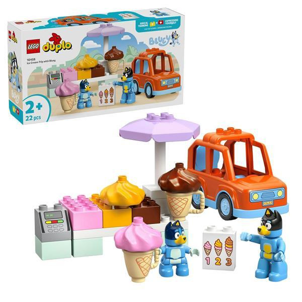 Конструктор LEGO DUPLO Bluey Подорож із морозивом із Блуї 22 деталі (10458) Харків - фото 7