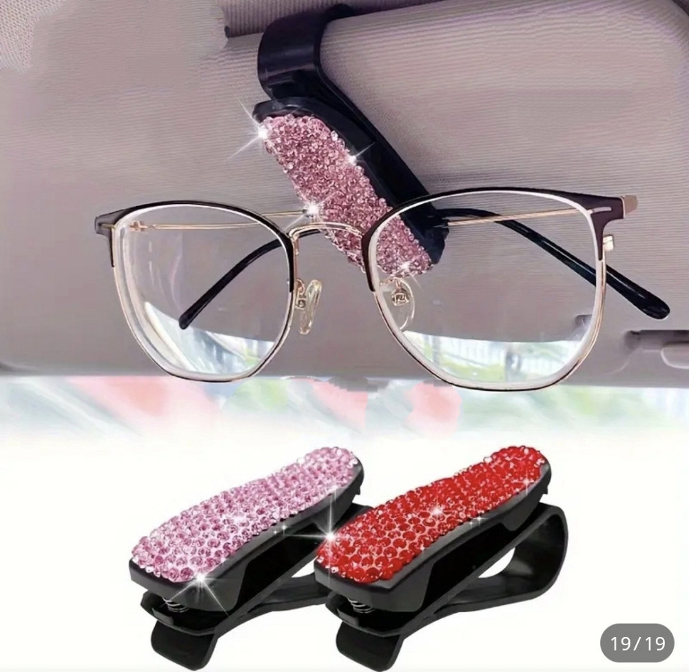 Тримач-кліпса для окулярів в авто Червоний Смела - изображение 3