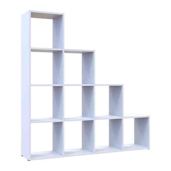 Стелаж Doros Степ 4х4 Білий відкритий 136.2х28.8х140.7 DRS-011768 (41516166) Дніпро