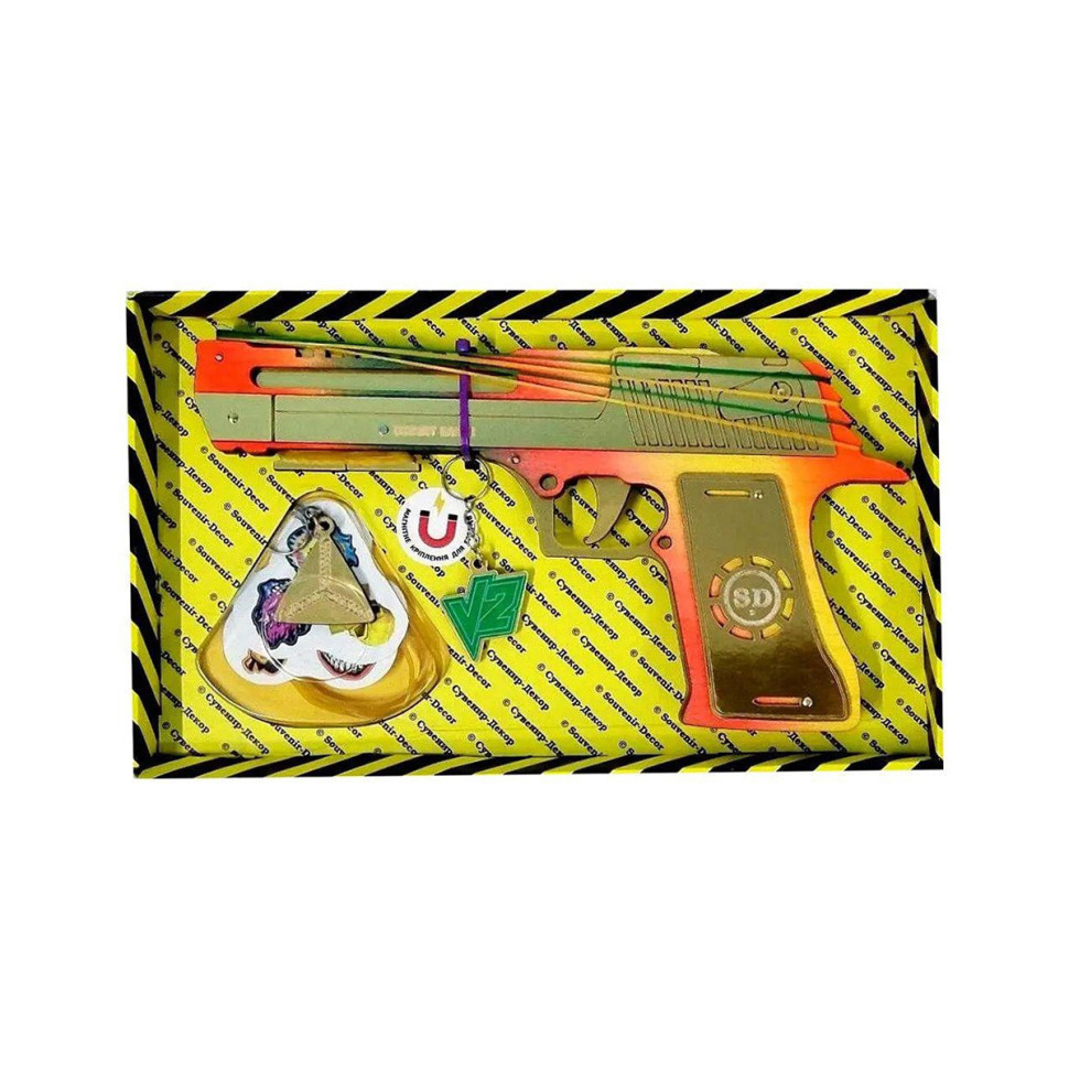 Зібрана модель Резинкостріл "DESERT EAGLE" Ultra Сувенір-Декор DE-U-B Вінниця - фото 1