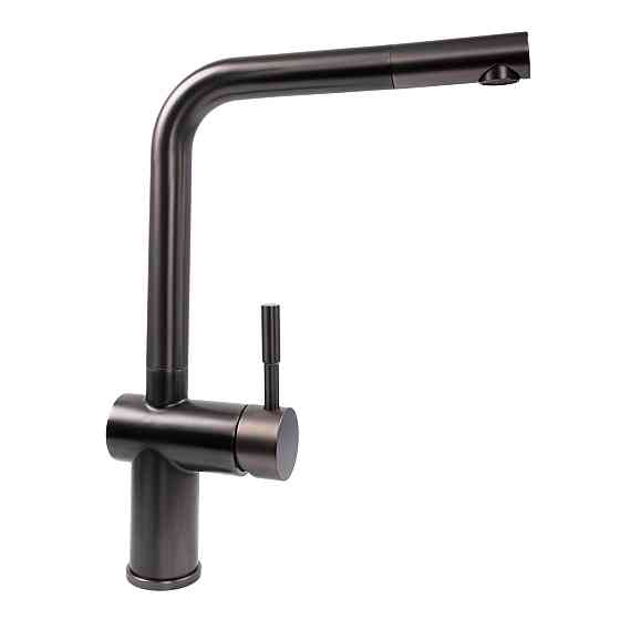 PLATINUM Кухонний змішувач Platinum PVD 8006 A-LI (чорний) Коломия