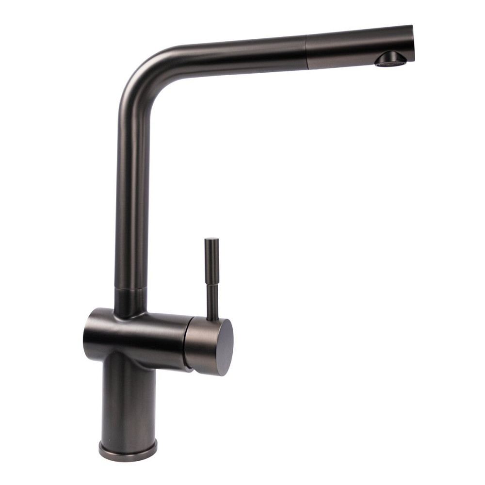 PLATINUM Кухонний змішувач Platinum PVD 8006 A-LI (чорний) Коломия - фото 1