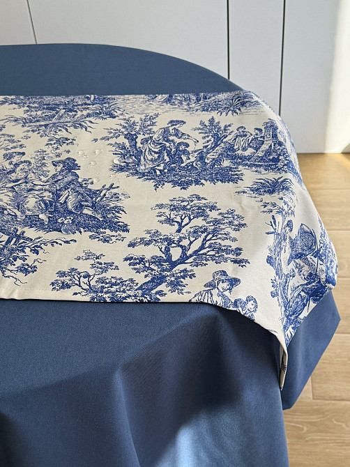 Ecotton Ранер доріжка Ecotton DUCK 45x170 см для обіднього столу водовідштовхувальна синього ко Коломия - фото 1