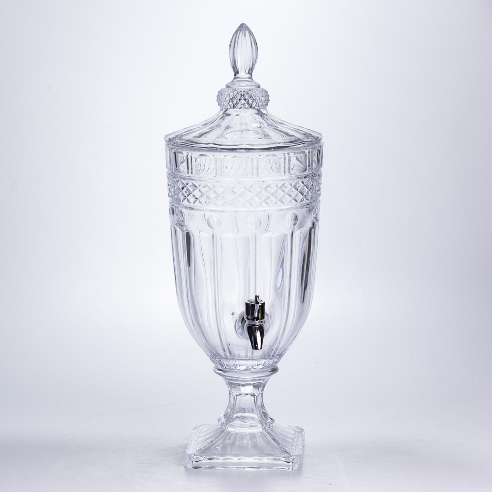 Лимонадниця з краном скляна 3 л диспенсер для напоїв лимонадник із краном HP-19-293 Коломия - фото 2