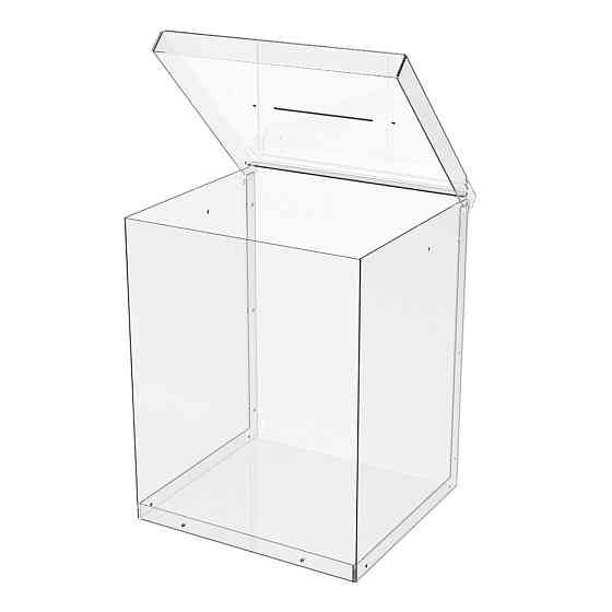 Ящик EKOSTAR без замка для пожертвований и сбора денег 200x180x250. Объем 9 литров Киев