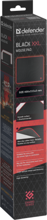 Килимок для миші Defender Black XXL (50559) (6384337) Київ